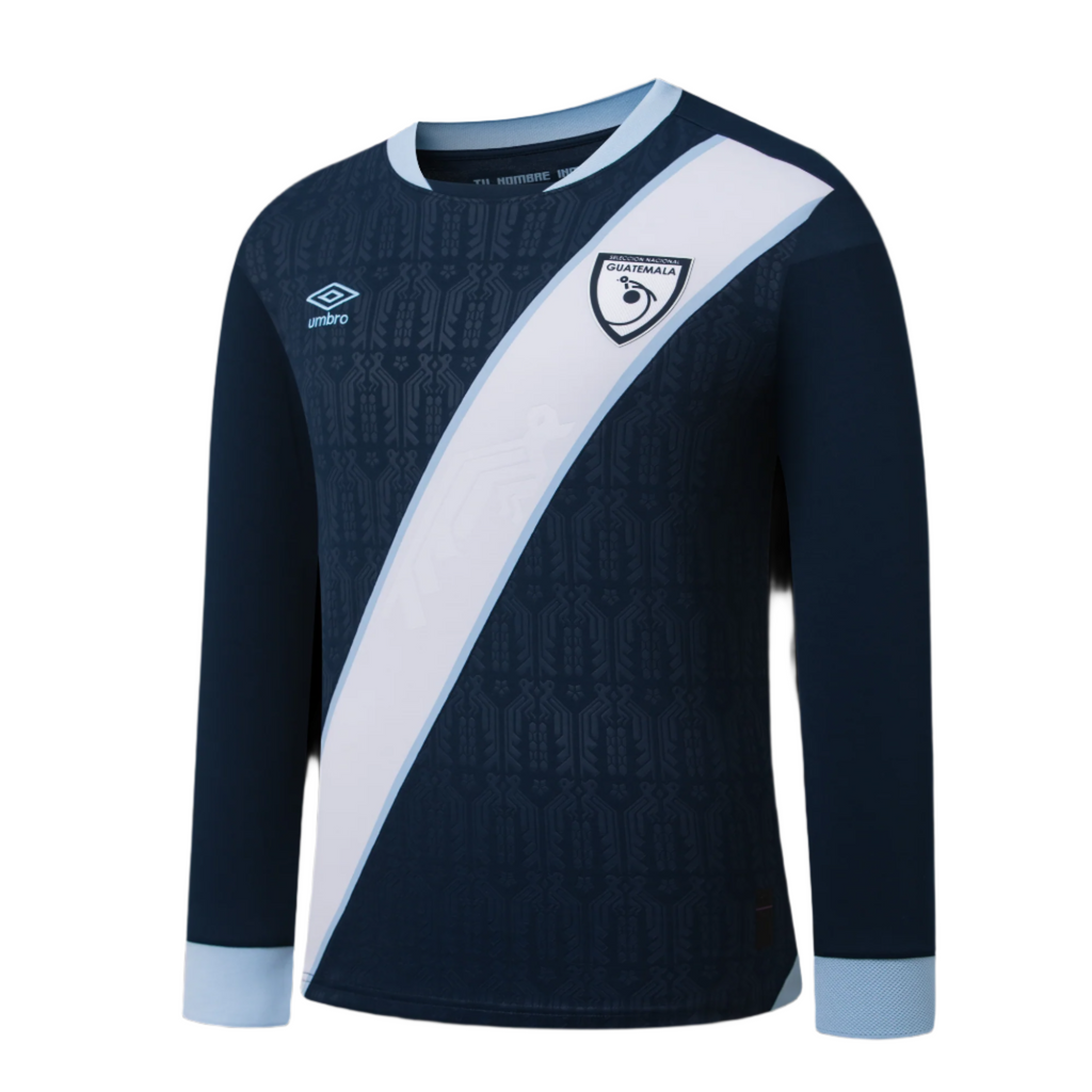 Umbro Guatemala Long Sleeve Away Jersey 25/26 (Navy)