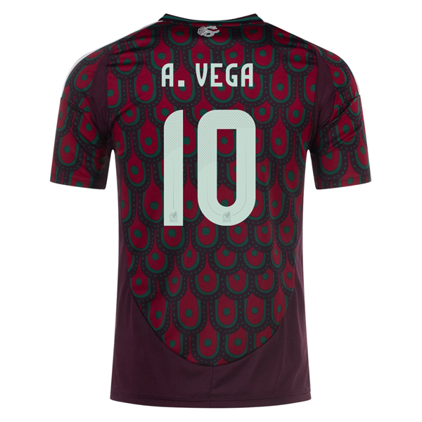 Adidas Mens Mexico Alexis Vega Home Jersey 24/25 (Multicolor)